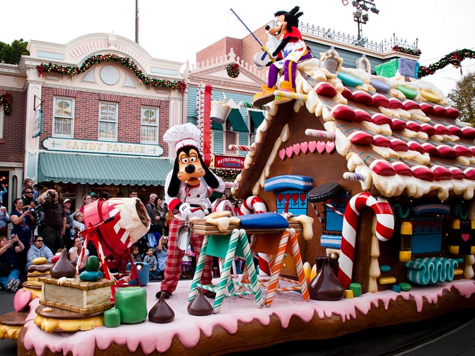 Christmas Fantasy Parade in Disneyland